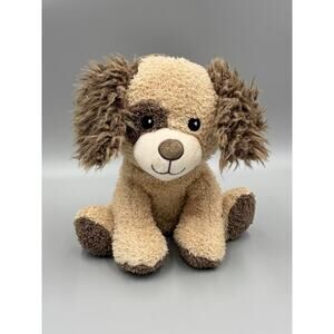 Spark Create Imagine Puppy‎ Dog W/ Eye Spot Brown & Tan Plush 10” Stuffed Animal